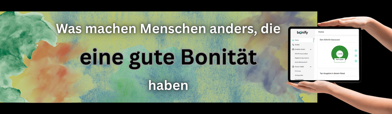 Was machen Menschen, deren Bonität gut ist