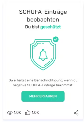 bonify Benachrichtigung
