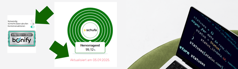 schufa score echtzeit auch ohne abo bonify bug